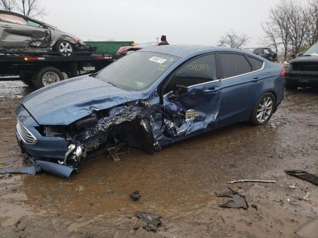 FORD FUSION SE 2018 with VIN 3FA6P0LU3JR210569 - Photo from auction