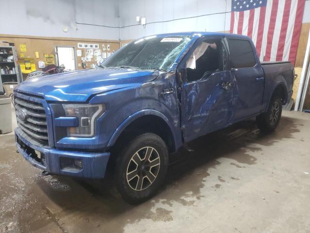 FORD F150 SUPER 2017 with VIN 1FTEW1EF2HFA85651 - Photo from auction