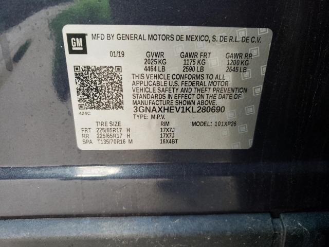 Photo 14 from auction – 2019 CHEVROLET EQUINOX LS with VIN 3GNAXHEV1KL280690