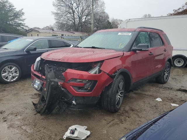 FORD EXPLORER S 2016 with VIN 1FM5K8GT2GGC53655 - Photo from auction