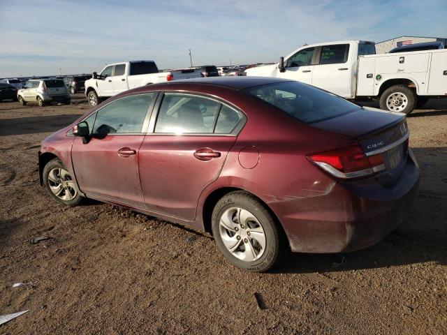 Photo 2 from auction – 2013 HONDA CIVIC LX with VIN 2HGFB2F54DH562022