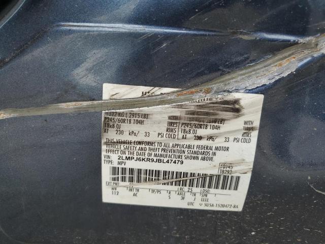 Photo 14 from auction – 2018 LINCOLN MKX SELECT with VIN 2LMPJ6KR9JBL47479