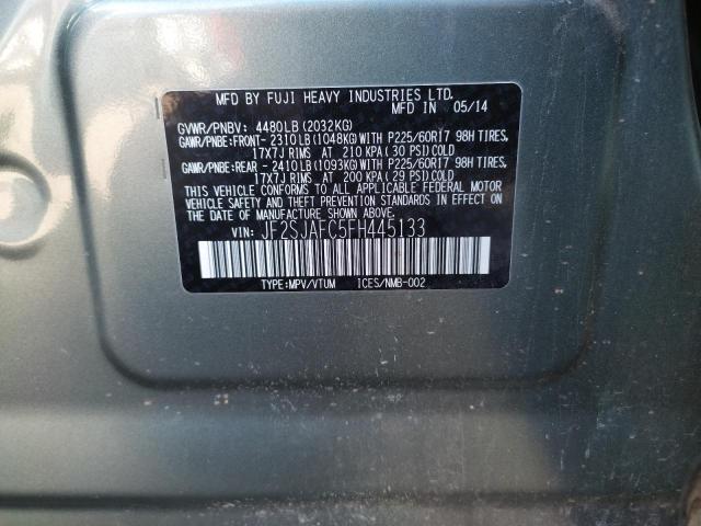 Photo 14 from auction – 2015 SUBARU FORESTER 2 with VIN JF2SJAFC5FH445133