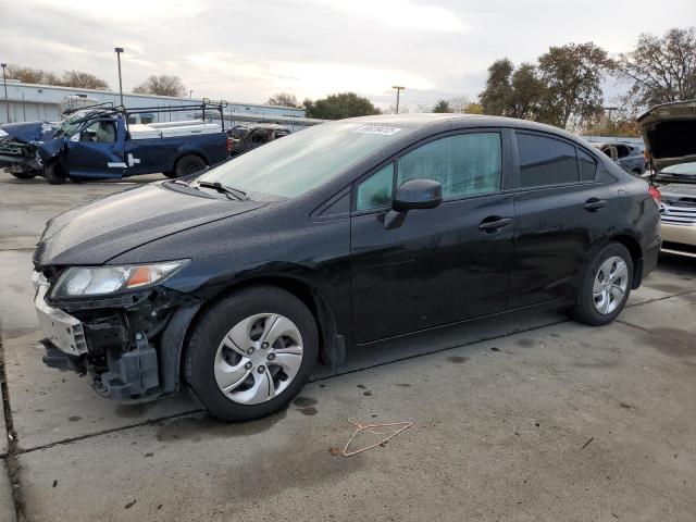 HONDA CIVIC LX 2013 with VIN 19XFB2F59DE229406 - Photo from auction