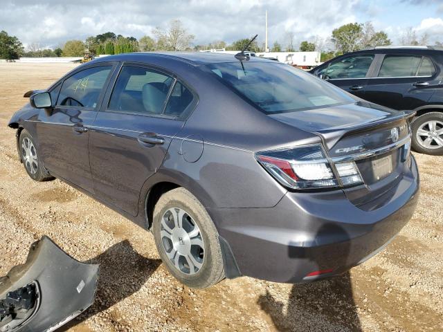 Photo 2 from auction – 2014 HONDA CIVIC HYBR with VIN 19XFB4F26EE001706