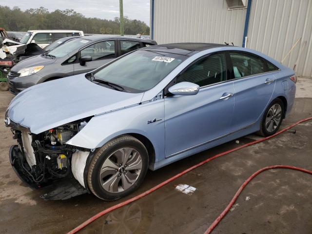 HYUNDAI SONATA HYB 2014 with VIN KMHEC4A44EA106759 - Photo from auction