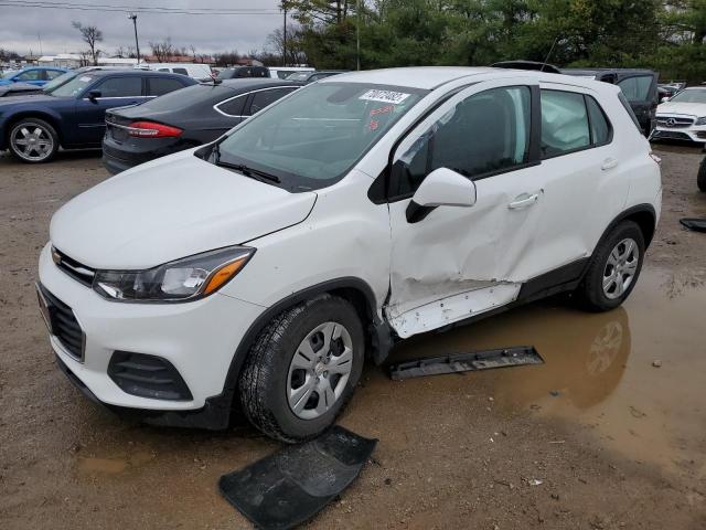 CHEVROLET TRAX LS 2017 with VIN KL7CJKSB7HB128320 - Photo from auction