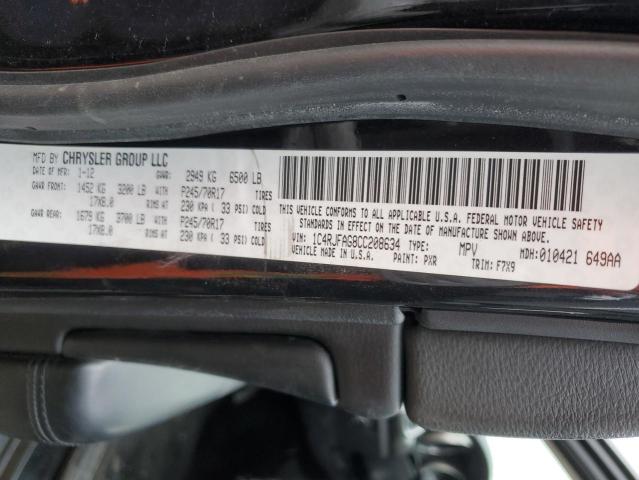 Photo 14 from auction – 2012 JEEP GRAND CHER with VIN 1C4RJFAG8CC208634