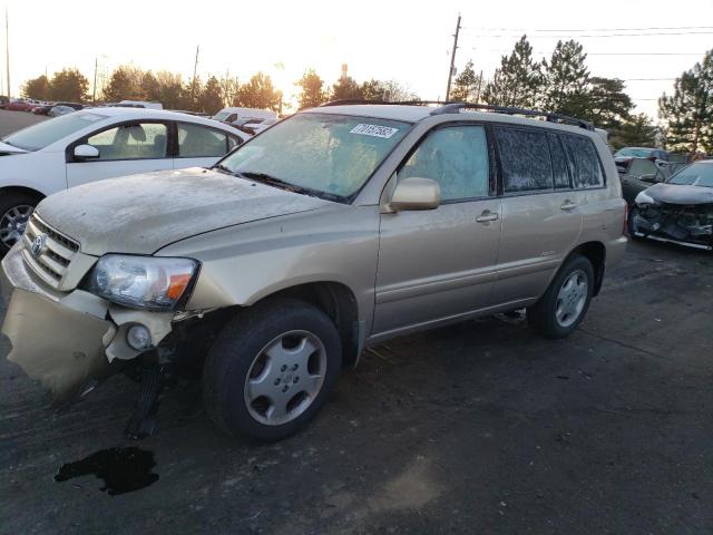 TOYOTA HIGHLANDER 2007 with VIN JTEEP21A570221037 - Photo from auction