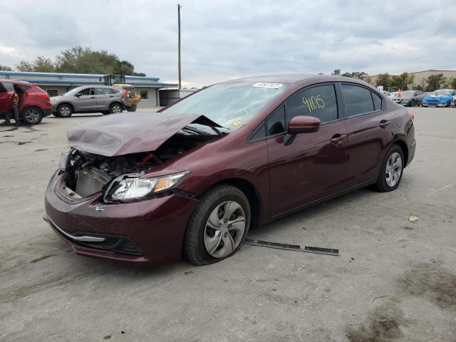 HONDA CIVIC LX 2015 with VIN 19XFB2F58FE029944 - Photo from auction