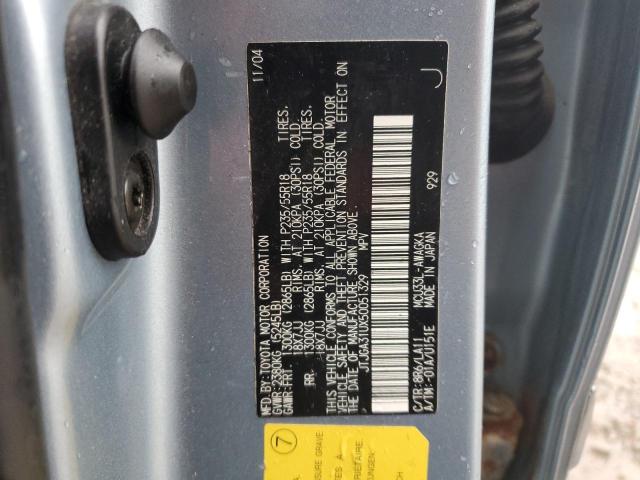 Photo 14 from auction – 2005 LEXUS RX 330 with VIN JTJGA31UX50051329