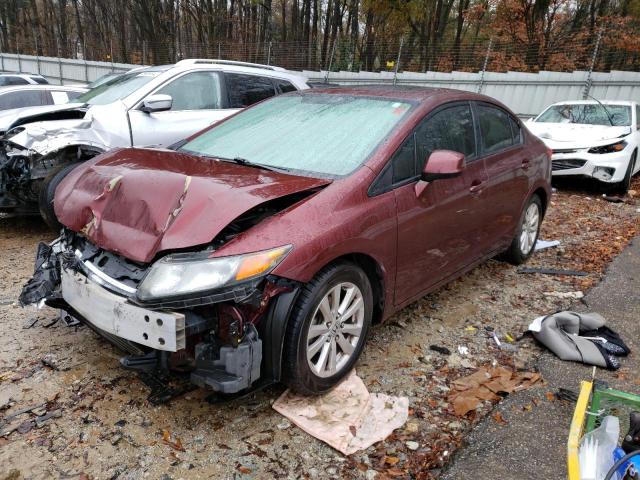 HONDA CIVIC EX 2012 with VIN 19XFB2F88CE104440 - Photo from auction