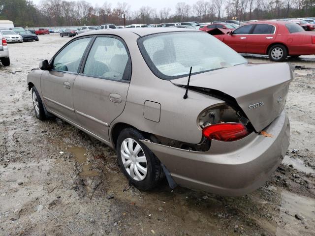 Photo 2 from auction – 2002 KIA SPECTRA with VIN KNAFB121725182122
