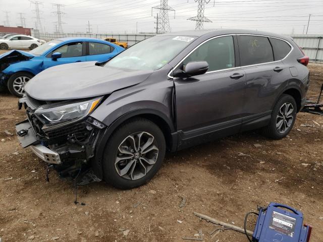 HONDA CR-V EX 2022 with VIN 7FARW2H52NE003576 - Photo from auction