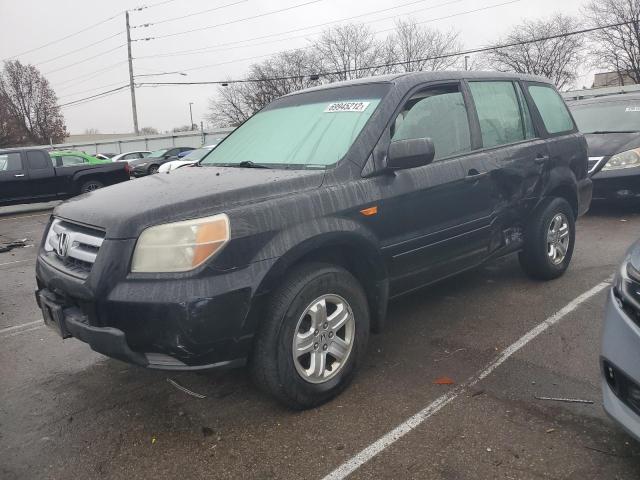 HONDA PILOT LX 2007 with VIN 5FNYF18117B014635 - Photo from auction