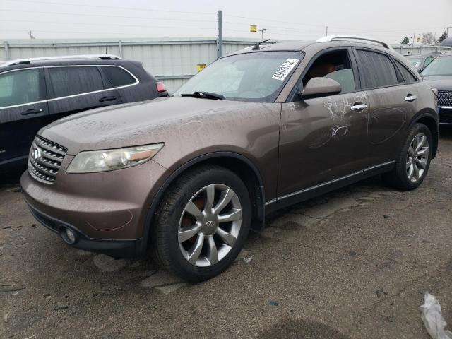 INFINITI FX35 2005 with VIN JNRAS08W35X203499 - Photo from auction