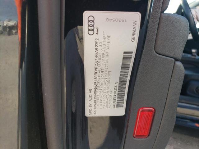 Photo 10 from auction – 2017 AUDI A4 ULTRA P with VIN WAUGMAF45HA173373