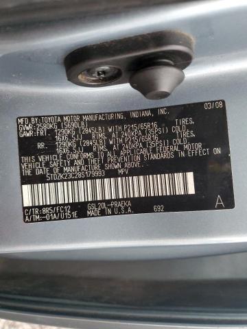 Photo 14 from auction – 2008 TOYOTA SIENNA CE with VIN 5TDZK23C28S179993