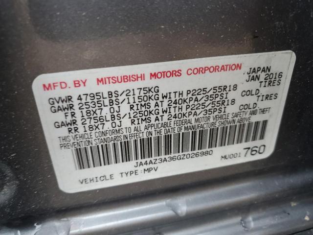 Photo 14 from auction – 2016 MITSUBISHI OUTLANDER with VIN JA4AZ3A36GZ026980