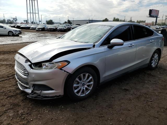FORD FUSION S 2015 with VIN 3FA6P0G71FR201302 - Photo from auction