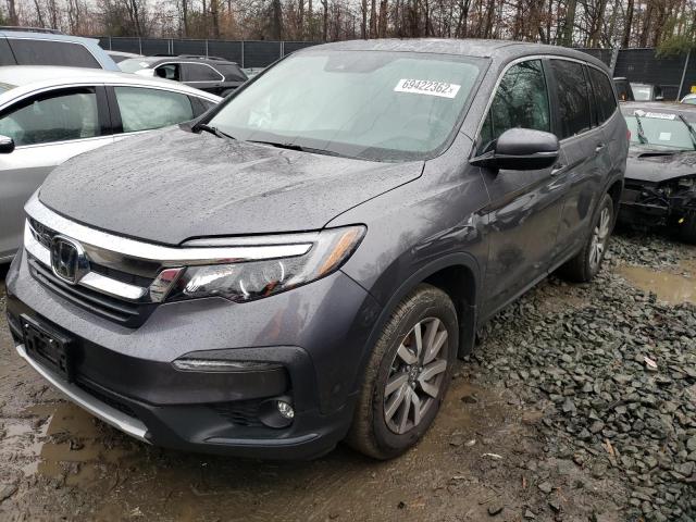 Photo 1 from auction – 2022 HONDA PILOT EXL with VIN 5FNYF6H53NB009689