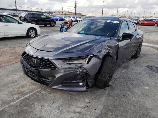 ACURA TLX TECH A 2021 with VIN 19UUB6F5XMA004723 - Photo from auction