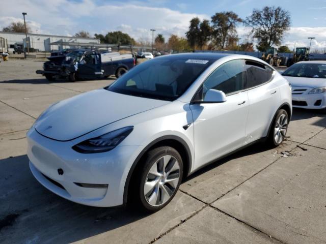 TESLA MODEL Y 2021 with VIN 5YJYGDEE9MF222828 - Photo from auction