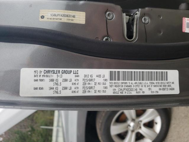 Photo 14 from auction – 2014 JEEP PATRIOT LA with VIN 1C4NJPFA2ED631148