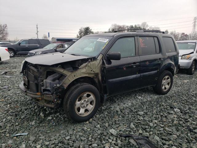 HONDA PILOT LX 2011 with VIN 5FNYF4H24BB093690 - Photo from auction