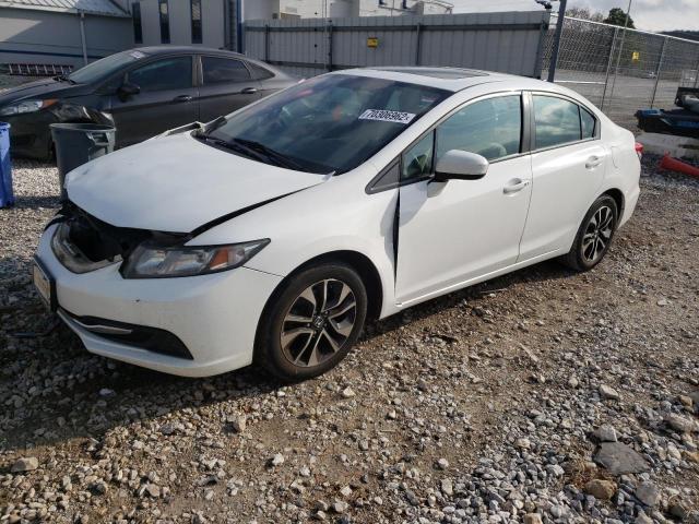 HONDA CIVIC EX 2014 with VIN 19XFB2F86EE022922 - Photo from auction