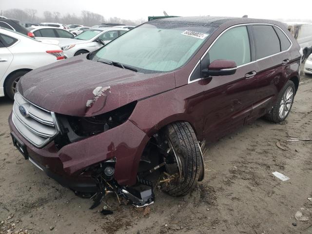 FORD EDGE TITAN 2018 with VIN 2FMPK3K89JBC37370 - Photo from auction
