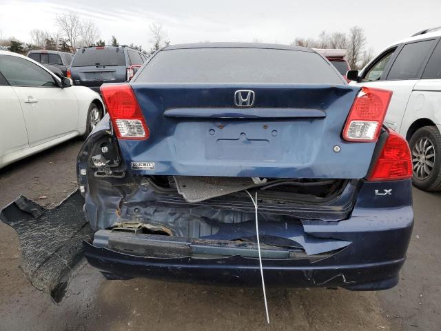 Photo 6 from auction – 2005 HONDA CIVIC with VIN 2HGES16565H502301