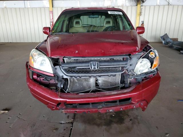 Photo 5 from auction – 2005 HONDA PILOT EXL with VIN 5FNYF186X5B038568
