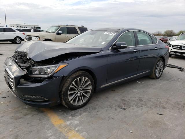 GENESIS G80 2017 with VIN KMHGN4JE5HU175992 - Photo from auction