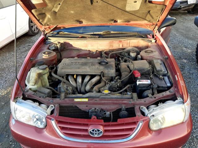 Photo 11 from auction – 2002 TOYOTA COROLLA CE with VIN 1NXBR12E82Z629445