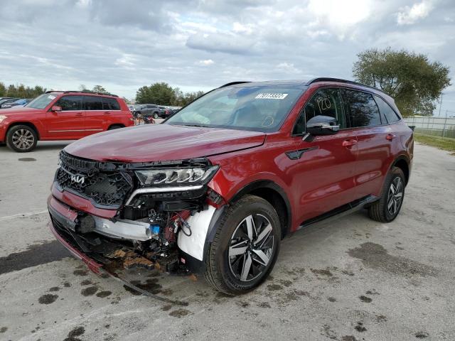 KIA SORENTO S 2023 with VIN 5XYRL4LC4PG170877 - Photo from auction