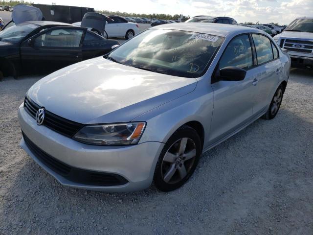 VOLKSWAGEN JETTA BASE 2014 with VIN 3VW2K7AJXEM215227 - Photo from auction