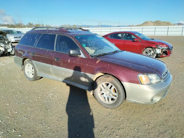 Photo 4 from auction – 2000 SUBARU LEGACY OUT with VIN 4S3BH675XY7633260