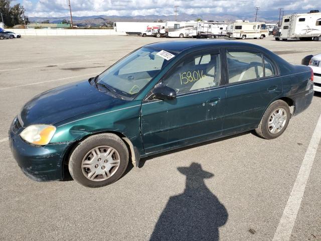 HONDA CIVIC LX 2002 with VIN 1HGES16562L004890 - Photo from auction