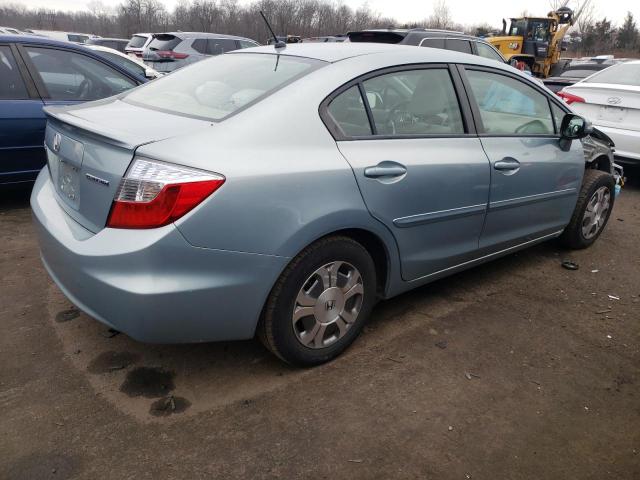 Photo 3 from auction – 2012 HONDA CIVIC HYBR with VIN JHMFB4F22CS004370