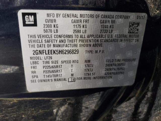 Photo 14 from auction – 2017 CHEVROLET EQUINOX LS with VIN 2GNFLEEK5H6296829