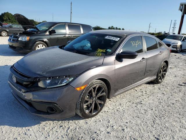 HONDA CIVIC 2019 with VIN 19XFC2F89KE043577 - Photo from auction