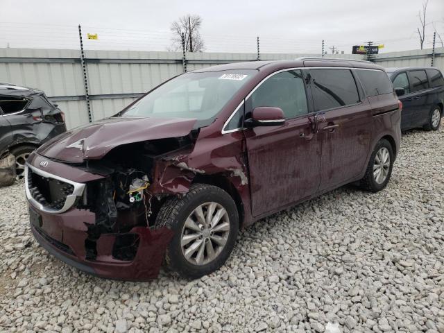 KIA SEDONA EX 2015 with VIN KNDMC5C10F6047741 - Photo from auction