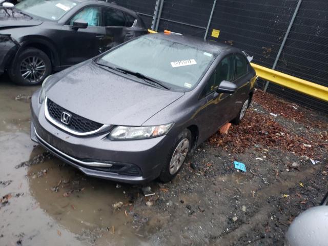 HONDA CIVIC LX 2015 with VIN 19XFB2F5XFE005192 - Photo from auction