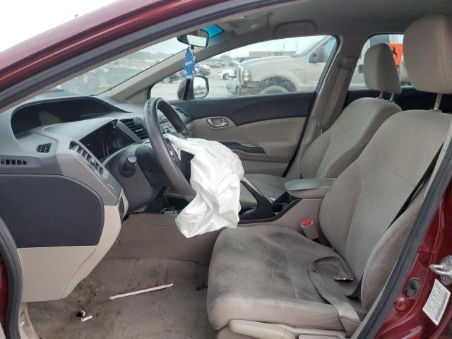 Photo 7 from auction – 2012 HONDA CIVIC LX with VIN 2HGFB2F59CH564928