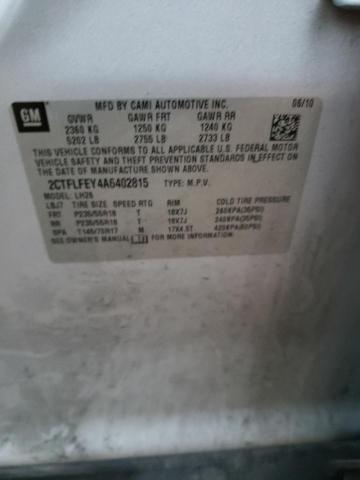 Photo 14 from auction – 2010 GMC TERRAIN SL with VIN 2CTFLFEY4A6402815