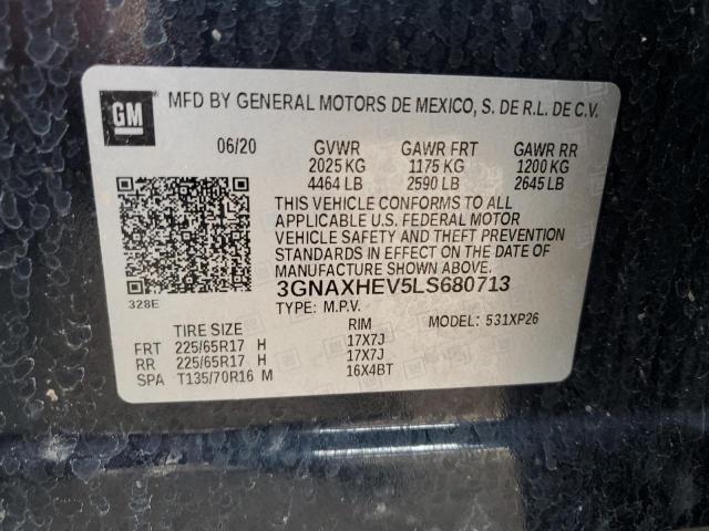Photo 14 from auction – 2020 CHEVROLET EQUINOX LS with VIN 3GNAXHEV5LS680713