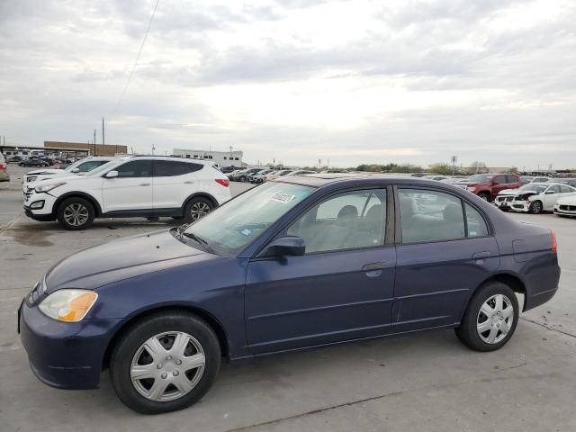 HONDA CIVIC EX 2003 with VIN 2HGES26843H587698 - Photo from auction