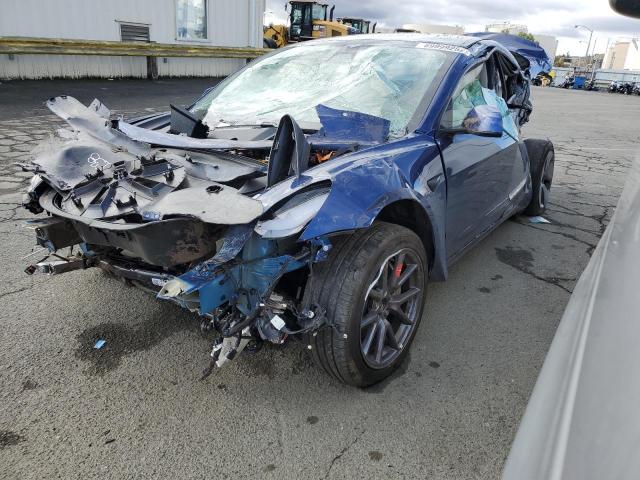 TESLA MODEL 3 2021 with VIN 5YJ3E1EBXMF999443 - Photo from auction