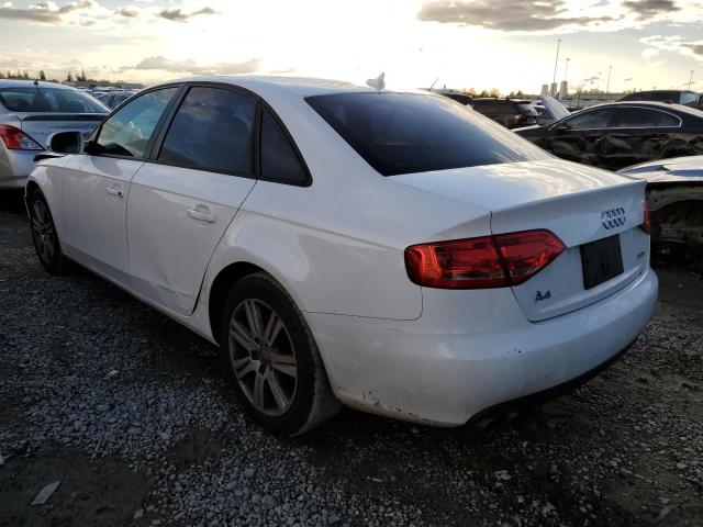 Photo 2 from auction – 2010 AUDI A4 PREMIUM with VIN WAUAFAFL1AN054211